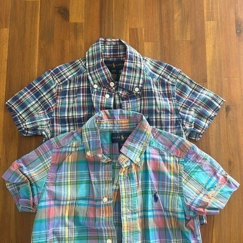 Ralph Lauren 2T short sleeve button down shirts